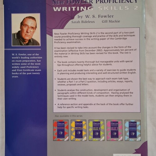 New Fowler Proficiency Writing Skills 2 and Use of English 2 books used