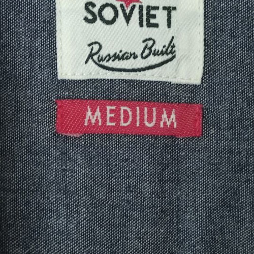 Soviet summer shirt, red, size M