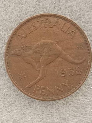 Australia 1958 1 Penny coin