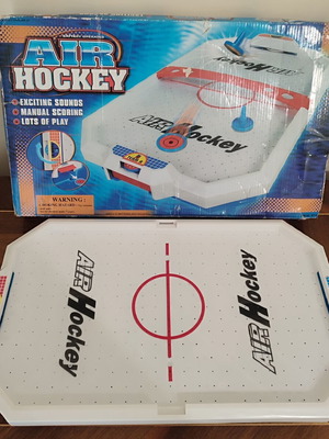 Air Hockey table used, complete in box without accessories
