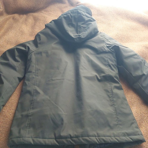 Men's thick jacket like new, khaki color, size XL
