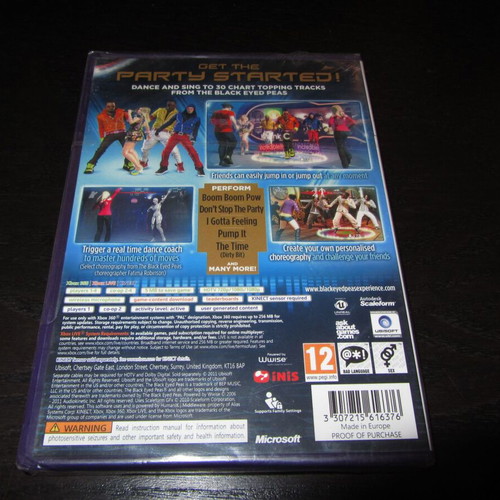 The Black Eyed Peas Experience Xbox 360 Kinect καινούργιο σφραγισμένο