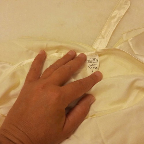 Bridal nightgowns like new, set of two, elegant satin and sexy