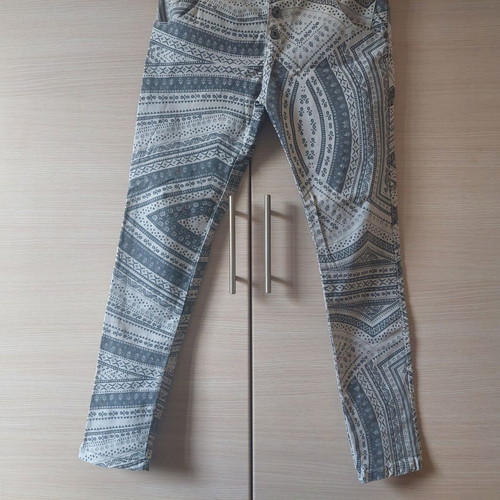 Women's pants like new, white gray, size Medium