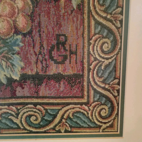 Gobelin tapestry Pensee by GRH like new, 90x130 cm