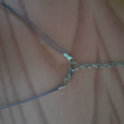 Choker necklace with colored crystals new