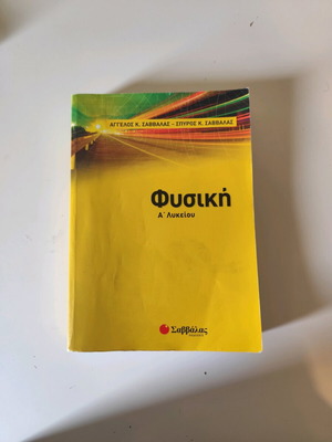 Savvalas Physics Workbook used, Grade A High School