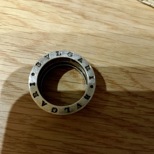 Bvlgari ring used, silver