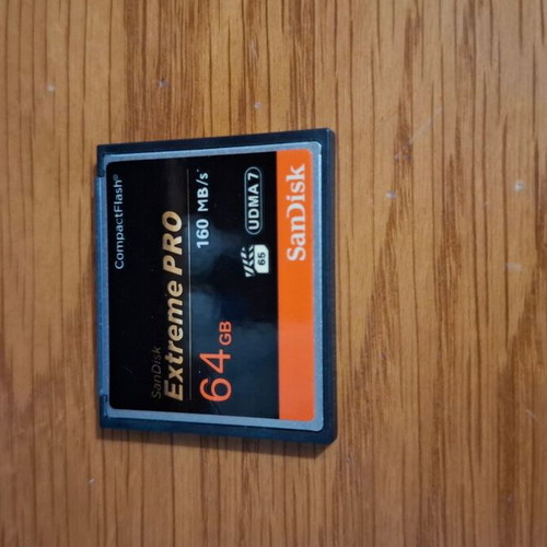 SanDisk Extreme Pro CompactFlash 64 GB 160 MB/s memory card