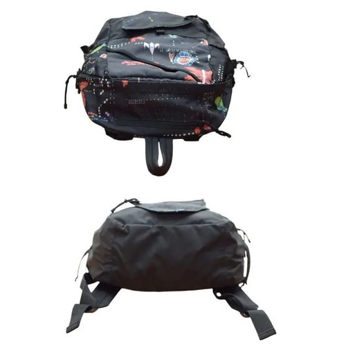 Valentino Garavani backpack used, Game print black multicolor