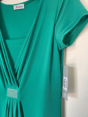 Green dress large new