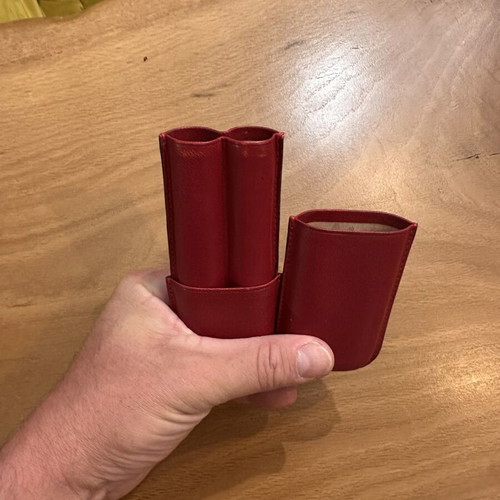 Cigar case new, Bordeaux 17cm