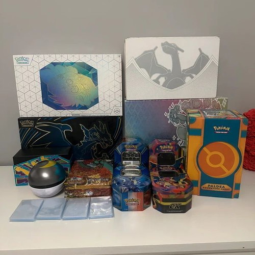 Pokemon storage and collectible tins and cases