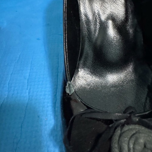 Tina Black Patent Leather Pumps Size 38 Used