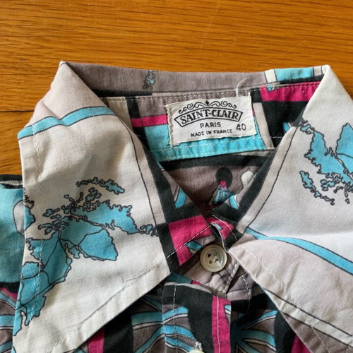 Shirt with London print saint-clair 100% cotton in excellent condition