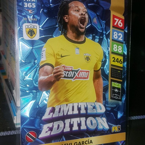 Levi Garcia Limited Edition Adrenalyn XL FIFA 365 card like new