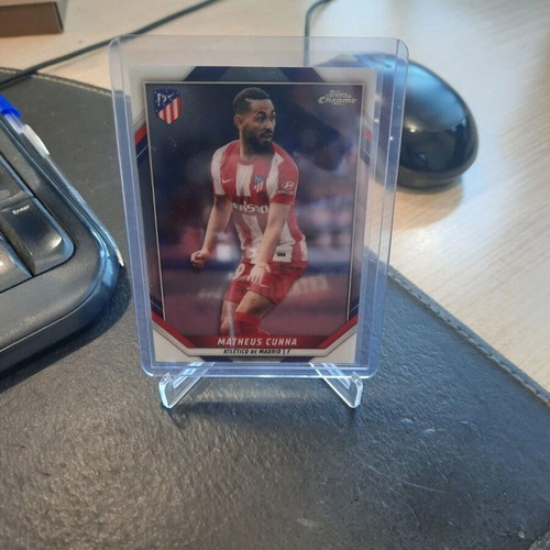 Topps Chrome Atletico Madrid Matheus Cunha Card 42/99 like new #AMC-19