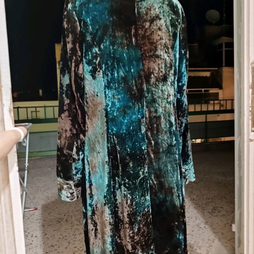 Long knee-length jacket new, boho style, size L