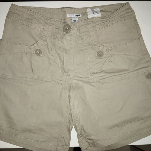H&M beige shorts like new, size S
