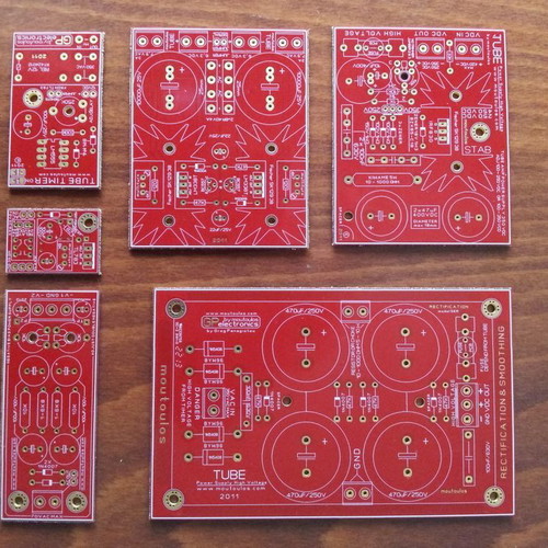 Tube Power Supply PCB AIO Blue new
