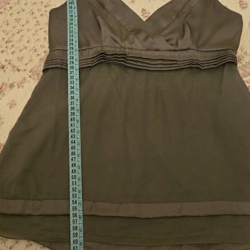 Anel top size small like new, grey anthracite with khaki