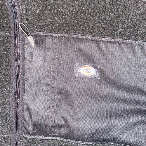 Dickies fleece jacket like new, size XL, black