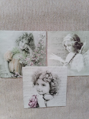 Napkins collection set of 3 new