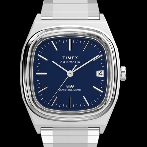 Timex 1983 E-Line Automatic Blue Watch new