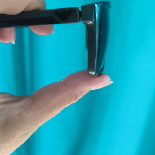 Emporio Armani glasses frame, black and grey