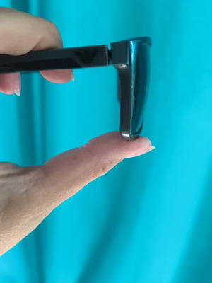 Emporio Armani glasses frame, black and grey