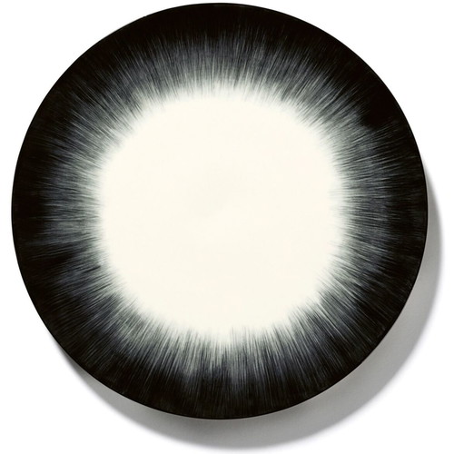 Set of 2 porcelain dinner plates 28 cm Ann Demeulemeester Serax new
