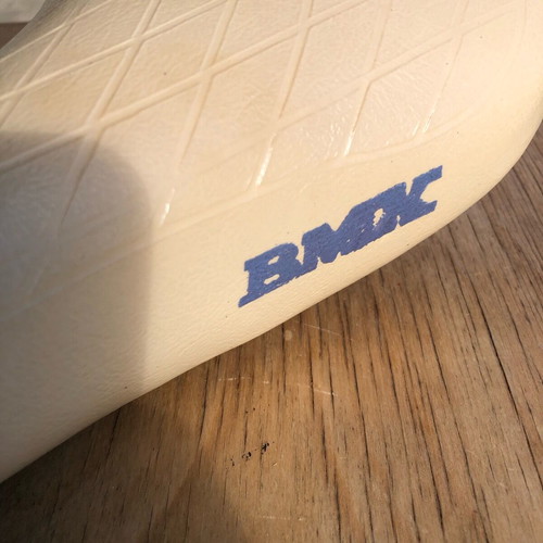 BMX Bicycle Saddle Cream Vintage New