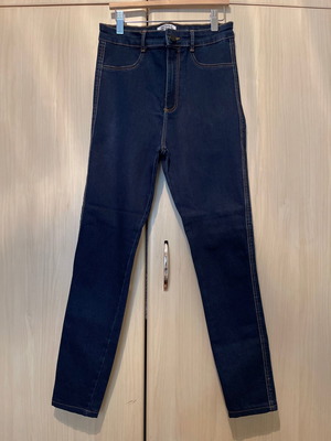 ZARA jeans leggings used, high waist, size 38