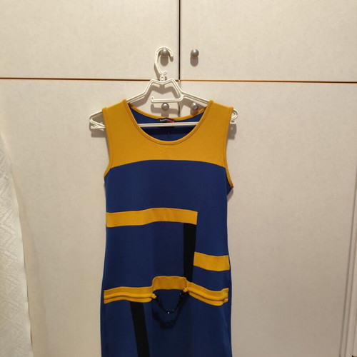 Batida dress multicolored like new made of viscose
