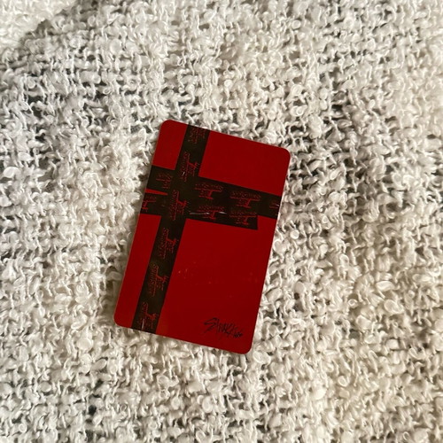 Hyunjin photocard from Stray Kids, like new, Christmas Evel album