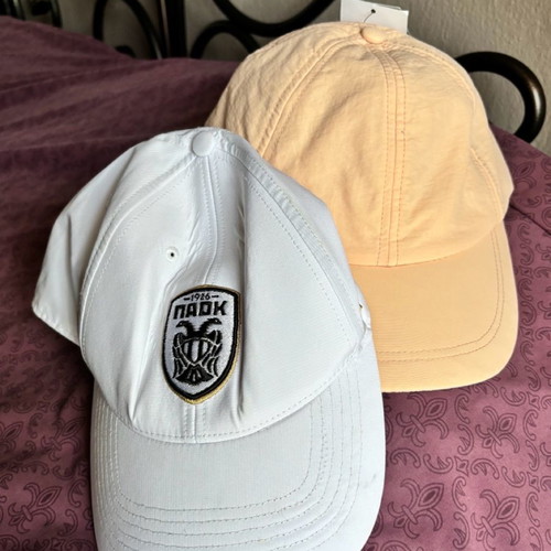 PAOK hat and H&M hat