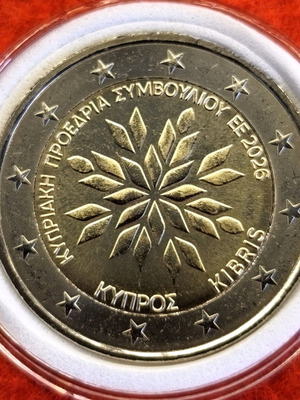 2 Euro Cyprus 2026 Coin New