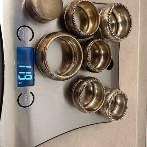 Silver jewelry used with 925 stamp weighing 119g