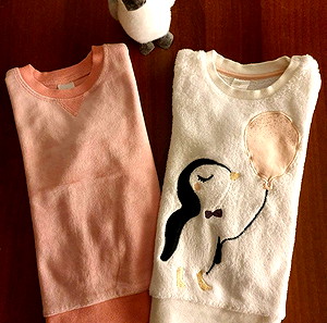Σετ φούτερ βρεφικό/H&M /12-18 months/86cm