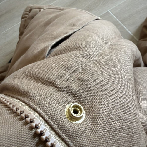 Carhartt Railer jacket, beige and brown, size M