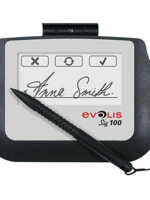 Evolis Sig100 graphic tablet new with pen and USB cable