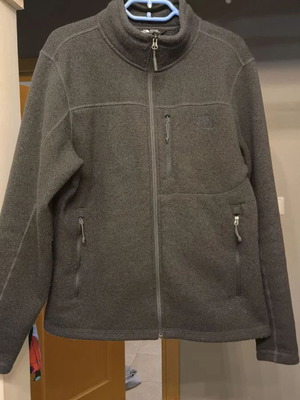 North Face fleece 200g used, gray medium