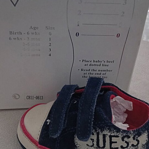 Guess baby shoes size 18 like new