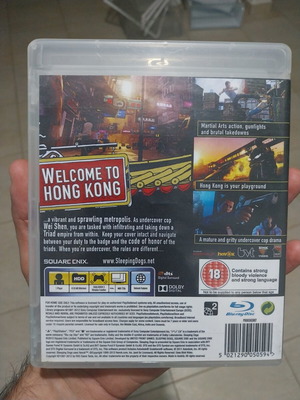 Sleeping Dogs PS3 game, excellent condition