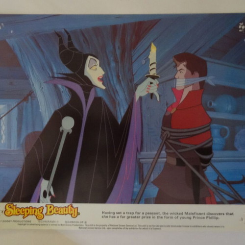 Sleeping Beauty Disney authentic movie photos set of 6, like new