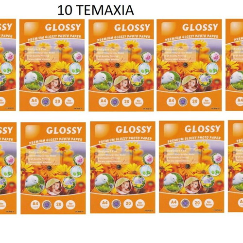 Professional glossy photo paper A4 new, pack of 10x20 sheets