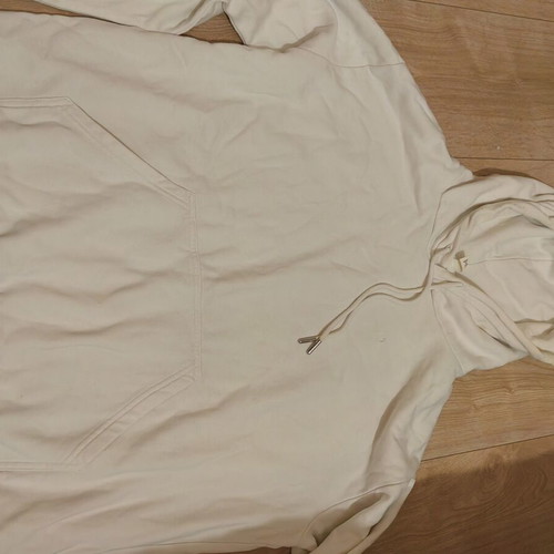 H&M men's hoodie used, size M, white