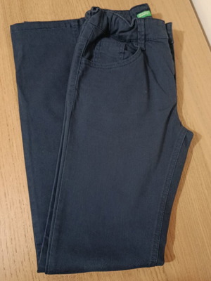 Pants for boy 10-11 years dark blue fabric ideal for parade
