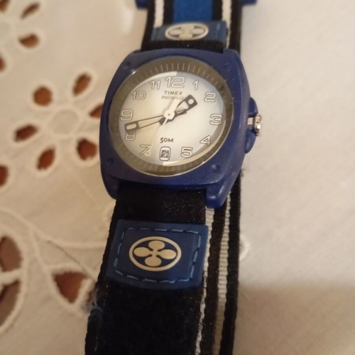 Timex men's children's watch, blue, adjustable strap