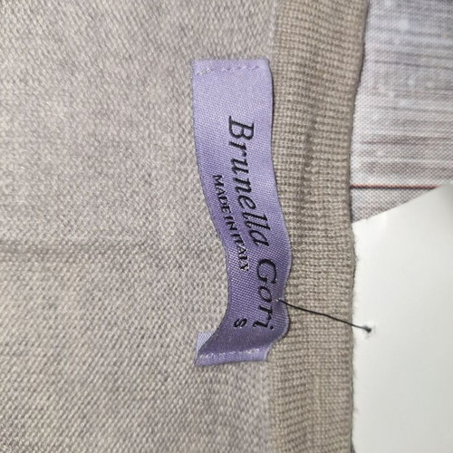 Brunello Cucinelli women's sweater gray like new, size S